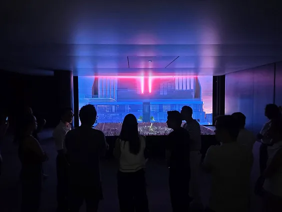 Porsche Design Tower Bangkok immersive presentation room